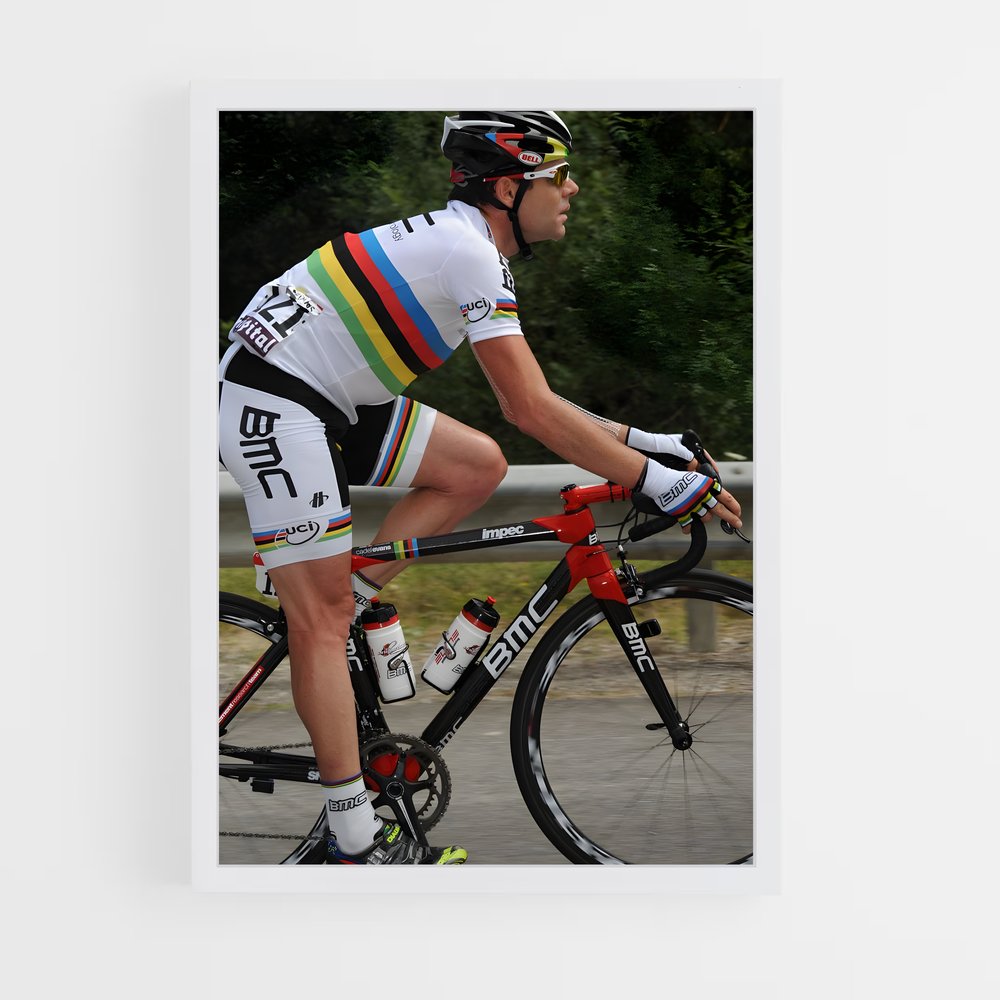 Poster Cadel evans – affiche Cyclisme (vue 3)